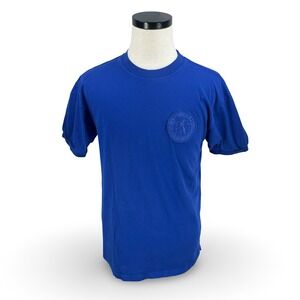 Score Draw Official Retro Chelsea FC 1963 Blue Out Football Shirt T-Shirt Medium